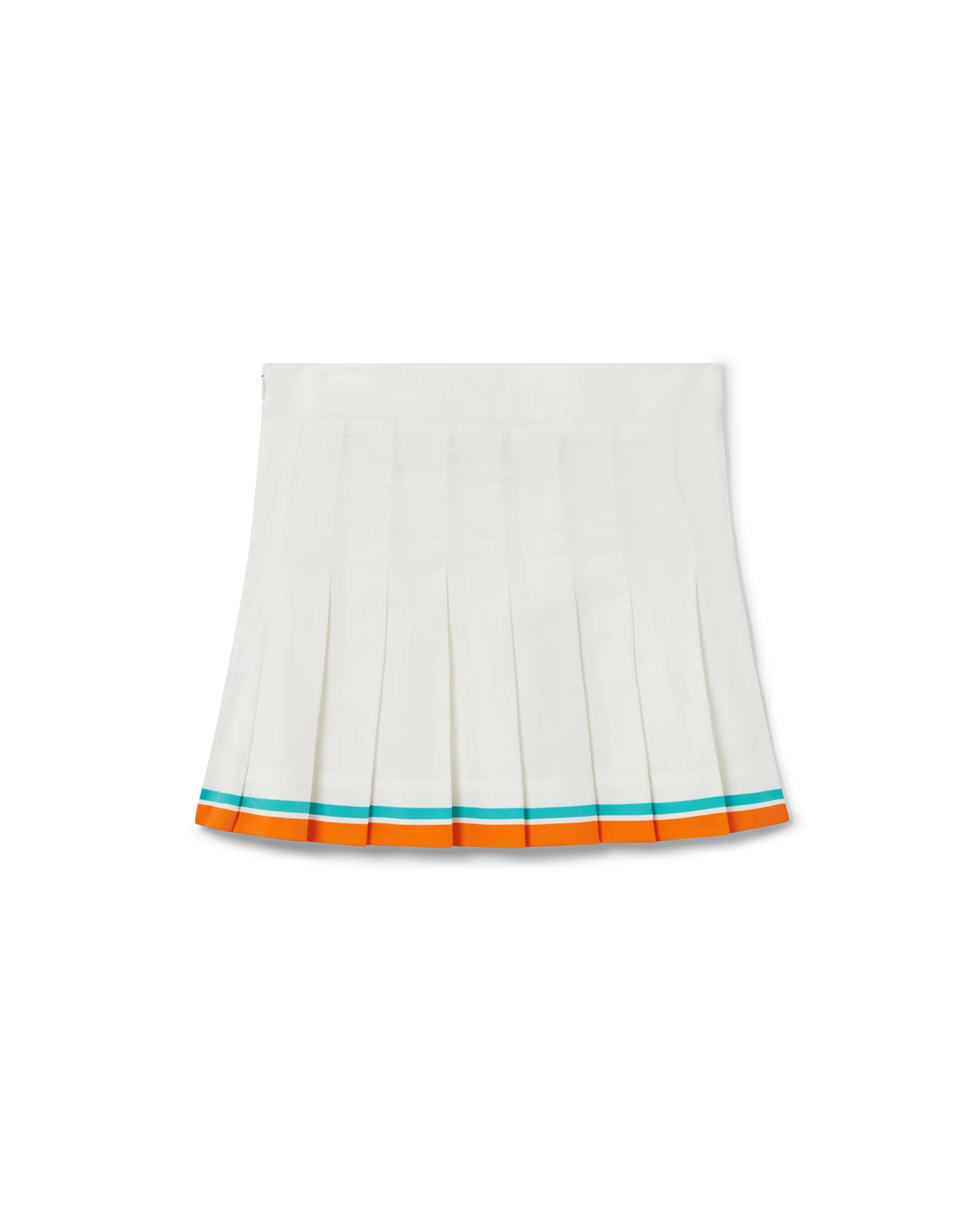 Tennis Stripe Pleated Skirt