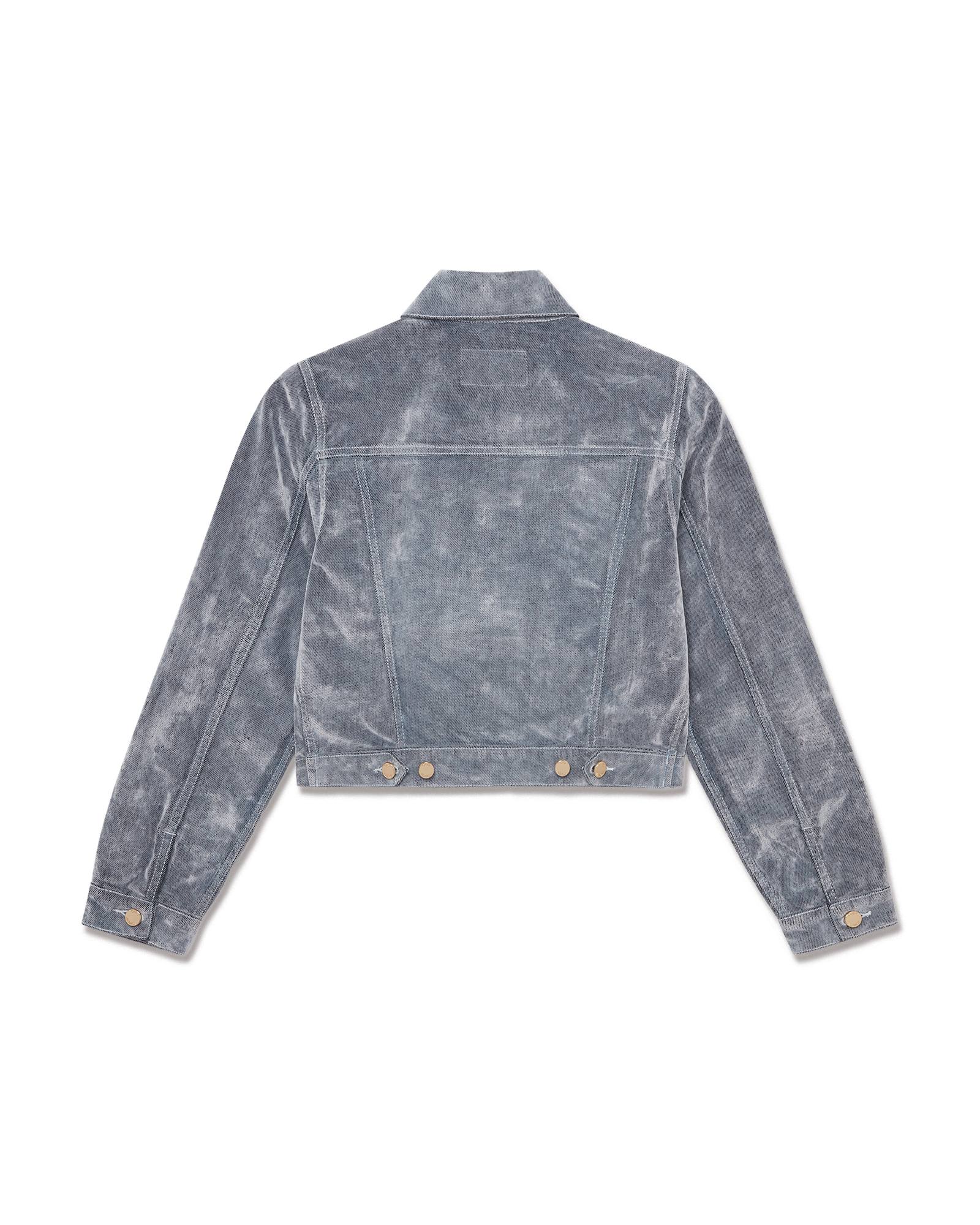 Peach Texture Denim Jacket