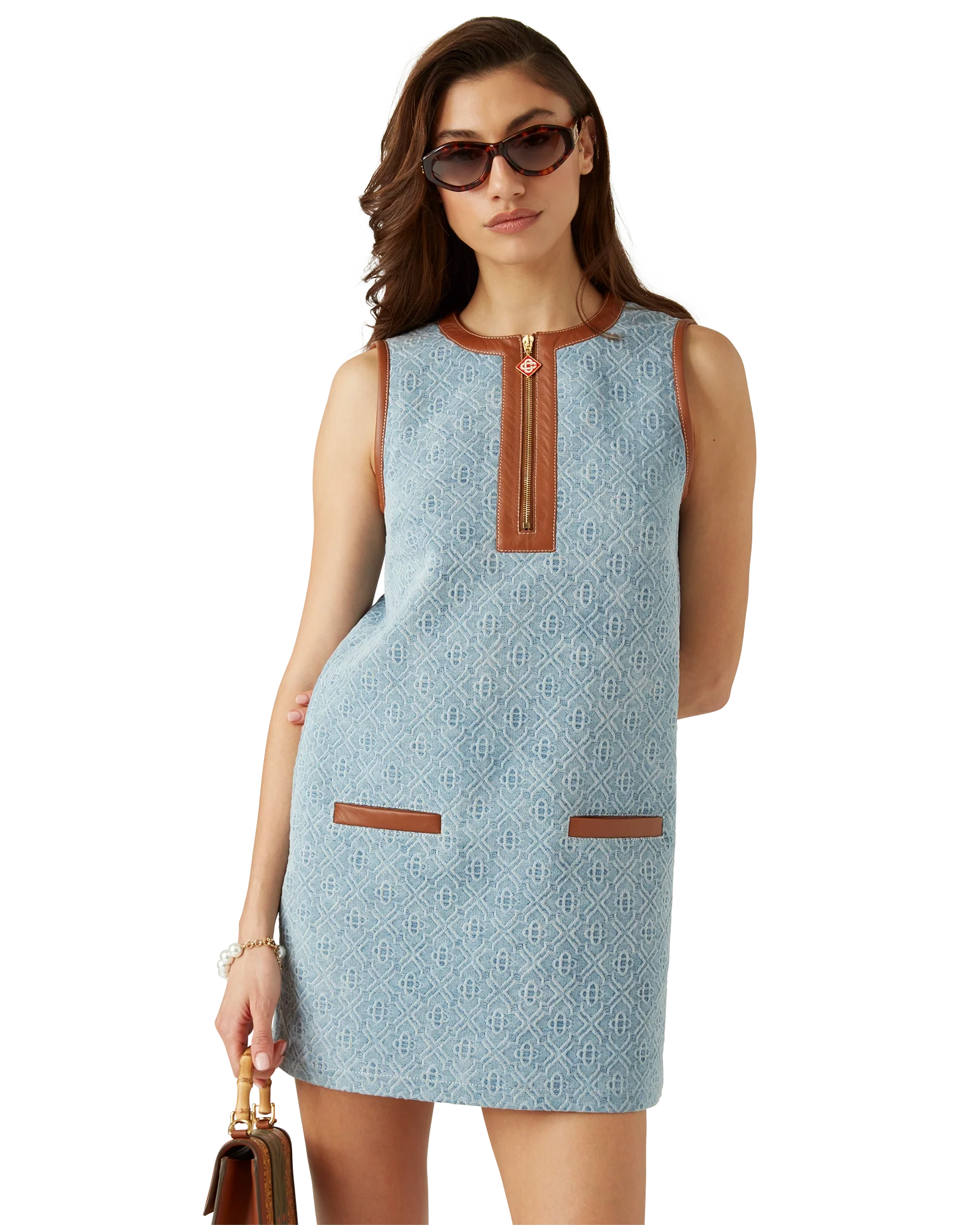 Monogram Denim Dress